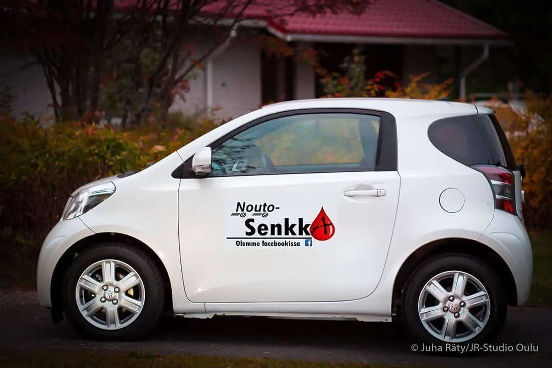 An image of a car with the Noutosenkka logo.